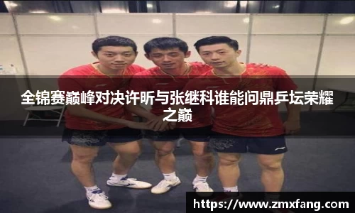 全锦赛巅峰对决许昕与张继科谁能问鼎乒坛荣耀之巅